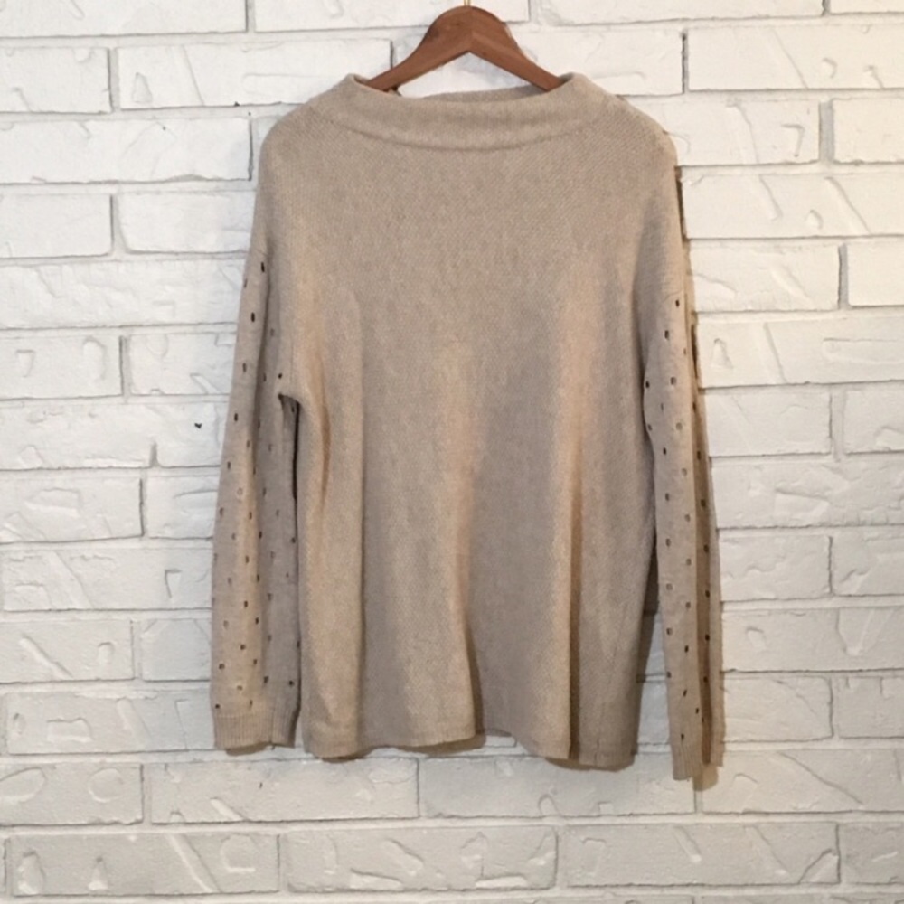 Cream Anthropologie Moth Ceres Sweater